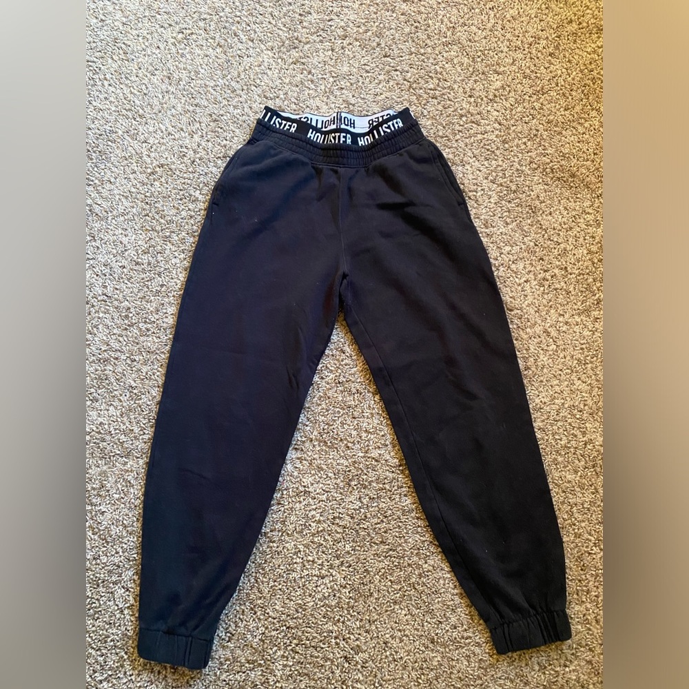black joggers
